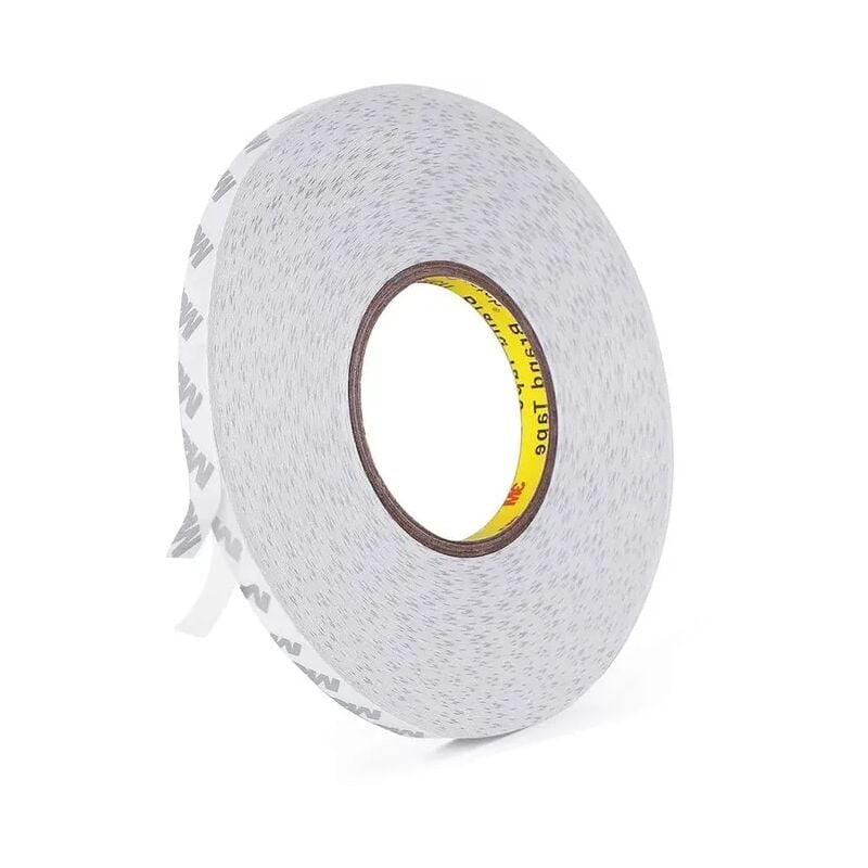 foto del prodotto tonchean nastro biadesivo, trasparente 3m 9080 nastro biadesivo resistente lunghezza 50 m, larghezza 10 mm, spessore 0,15 mm per fai da te
