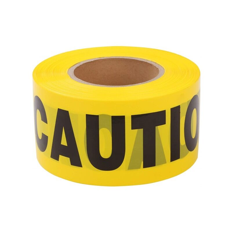 foto del prodotto tonchean nastro di avvertimento giallo, nastro di sicurezza per barricate, 7,5 cm, 100 m, non adesivo