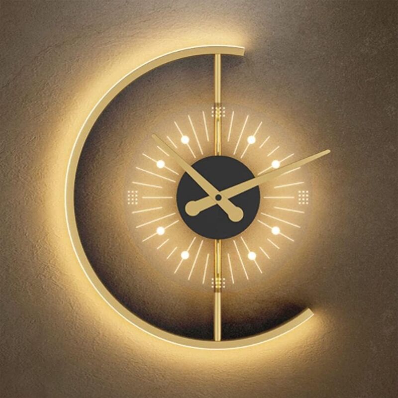 foto del prodotto tonchean orologio da parete a led, orologio da parete digitale con oscuramento a 3 livelli, numeri grandi, sveglia per camera da letto, ufficio,