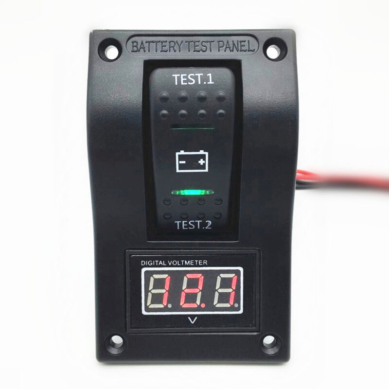 foto del prodotto tonchean pannello interruttori on off on a 1 bit interruttore a bilanciere per barche interruttore batteria per yacht voltmetro con display