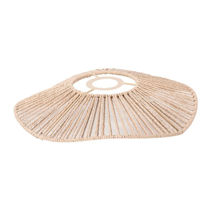 foto del prodotto tonchean paralume in corda intrecciata a mano, lampada da soffitto rustica, decorazione fatta a mano, lampada da tavolo, luci pendenti, paralume