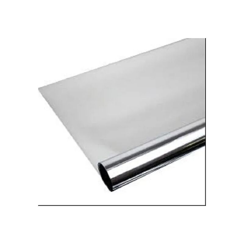 foto del prodotto tonchean pellicola adesiva per vetri multi fix multiuso protezione uv 99 anti calore effetto specchio pellicola per vetri argentata