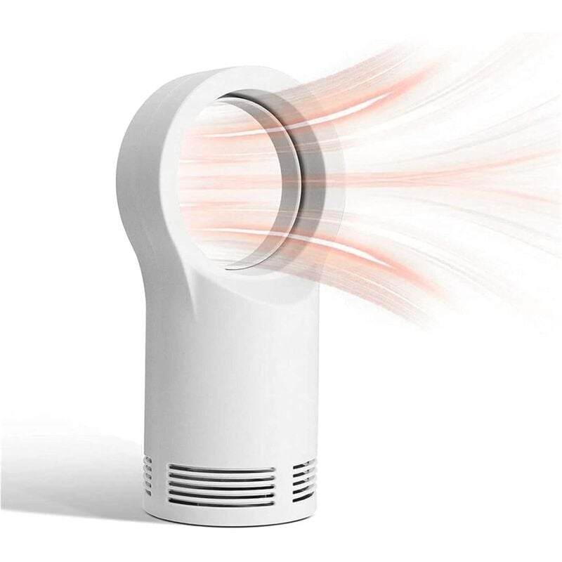 foto del prodotto tonchean piccolo riscaldatore interno senza pale, riscaldatore elettrico con termostato, riscaldatore in ceramica ptc, piccolo riscaldatore