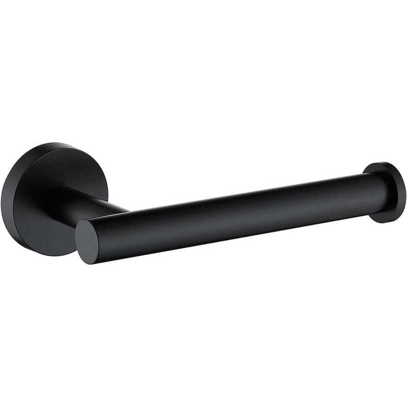 foto del prodotto tonchean porta carta igienica in acciaio inox 304 porta rotolo di carta igienica a parete per bagno accessorio per wc in nero