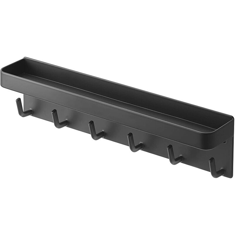 foto del prodotto tonchean portachiavi da parete con 6 ganci, piccolo portachiavi da parete portatile senza foratura, portachiavi decorativo da parete per riporre