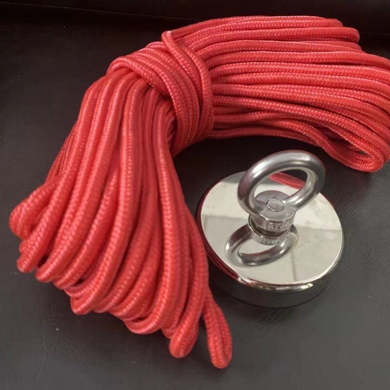 foto del prodotto tonchean potente magnete al neodimio con dado ad anello 70 mm, forza di trazione 160 kg magnete grande e molto potente per sollevamento e