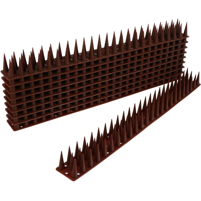 foto del prodotto tonchean punta anti piccioni da 5,4 m per balcone, punta anti uccelli in plastica per piccioni, gatti e passeri, punta anti gatti per finestra,