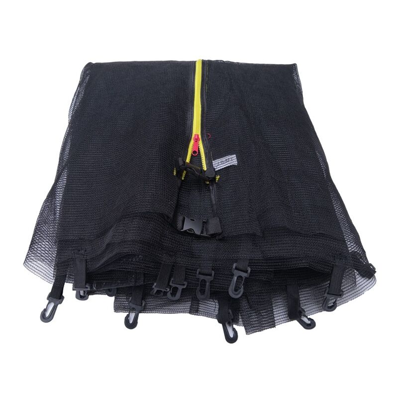 foto del prodotto tonchean rete di sicurezza di ricambio per trampolino, rete per trampolino sportivo all aperto per bambini con cerniera, 244 cm, accessori per