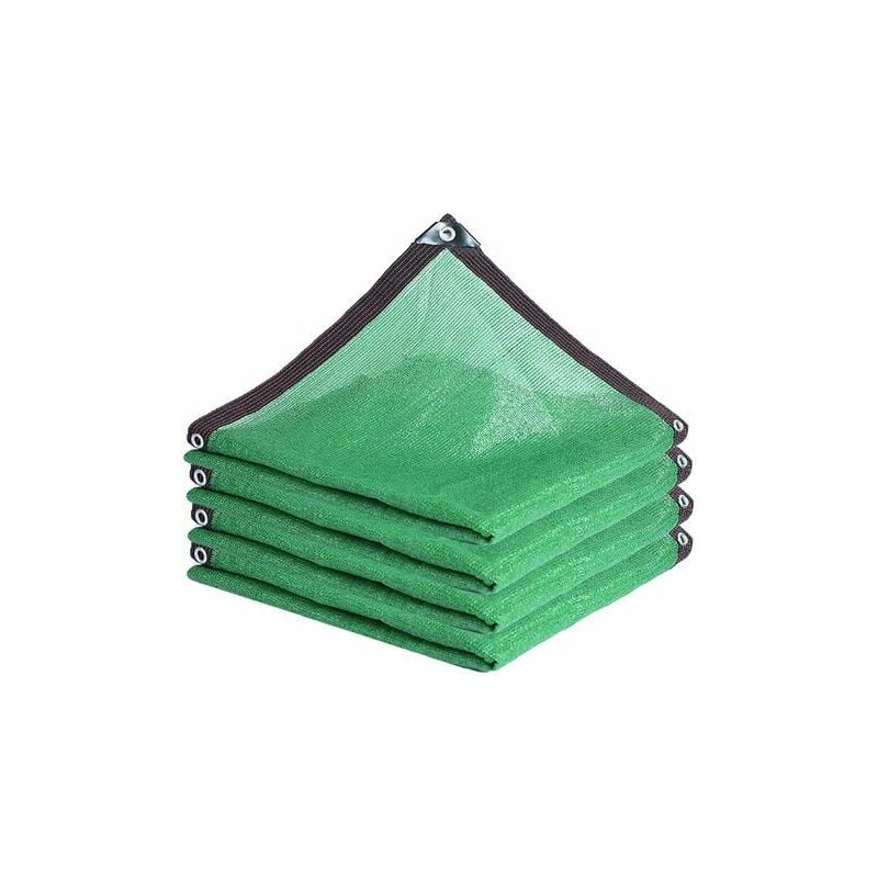 foto del prodotto tonchean rete ombreggiante verde, telo ombreggiante rettangolare, telo ombreggiante con protezione solare al 75 , per patio, serra 3 m x 3 m 9,8