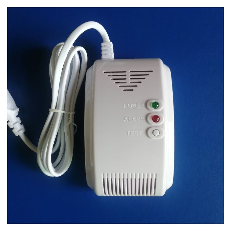 foto del prodotto tonchean rilevatore di perdite di gas di carbone autonomo ac 220v con uscita rel di allarme gas naturale nc no