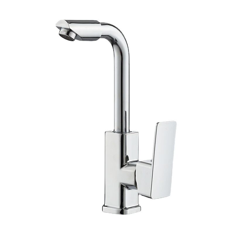 foto del prodotto tonchean rubinetto per bagno in ottone cromato, rubinetto per lavabo a due vie, design moderno con tubo dell acqua antideflagrante da 80 cm
