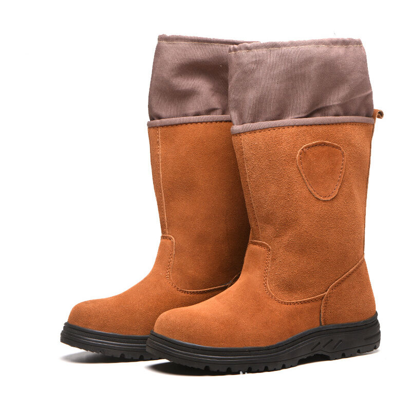 foto del prodotto tonchean scarpe antinfortunistiche antiscivolo alte cammello taglia 40