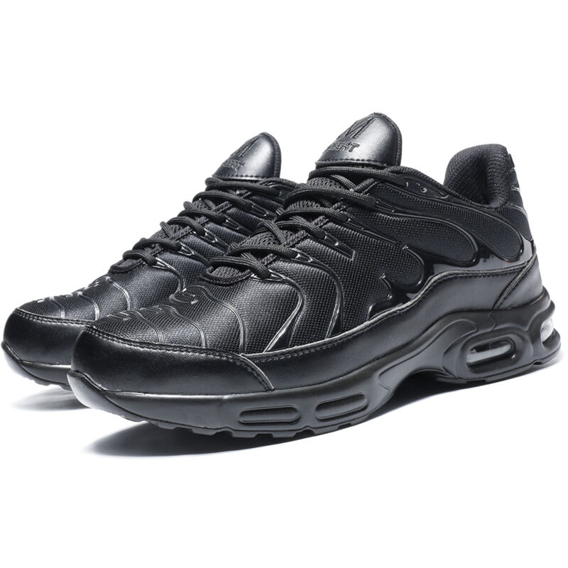 foto del prodotto tonchean scarpe da lavoro leggere e comode con punta in acciaio da uomo, antiscivolo, nere, 42