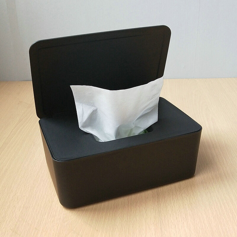 foto del prodotto tonchean scatola porta fazzoletti portatile, resistente, antipolvere, per casa e ufficio, con coperchio sigillato