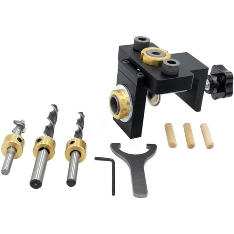 foto del prodotto tonchean set 3 in 1 localizzatore di punzoni, strumento di localizzazione di trapani, strumento di marcatura del legno, localizzatore di fori per
