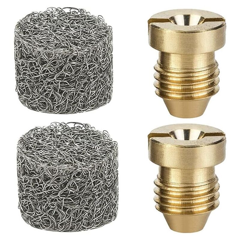 foto del prodotto tonchean set di ugelli per cannone a schiuma e generatore di schiuma per cannone a schiuma universale, ugelli per orifizi per idropulitrice ad alta