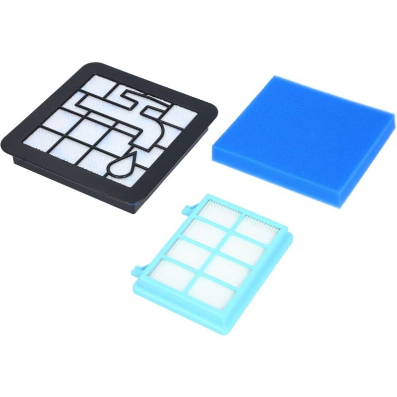 foto del prodotto tonchean set filtro antiallergico filtro motore filtro in schiuma per philips powerpro compact powerpro city fc9334, fc9349, fc9350, fc9351,