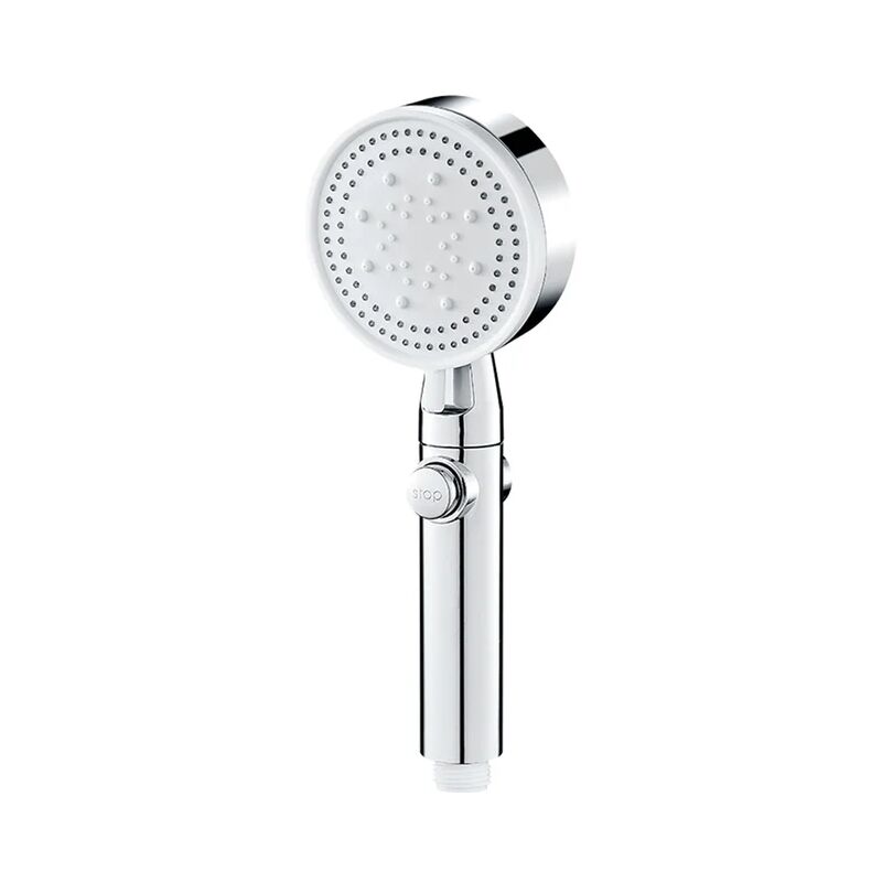foto del prodotto tonchean soffione doccia a risparmio idrico in argento, 5 modalit , doccia ad alta pressione regolabile, arresto one touch, massaggio ad acqua,