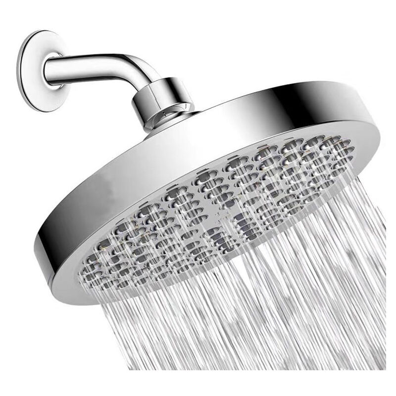 foto del prodotto tonchean soffione doccia da 15 cm soffione doccia rotondo ad alta pressione in acciaio inossidabile 304 per una doccia confortevole con bassa