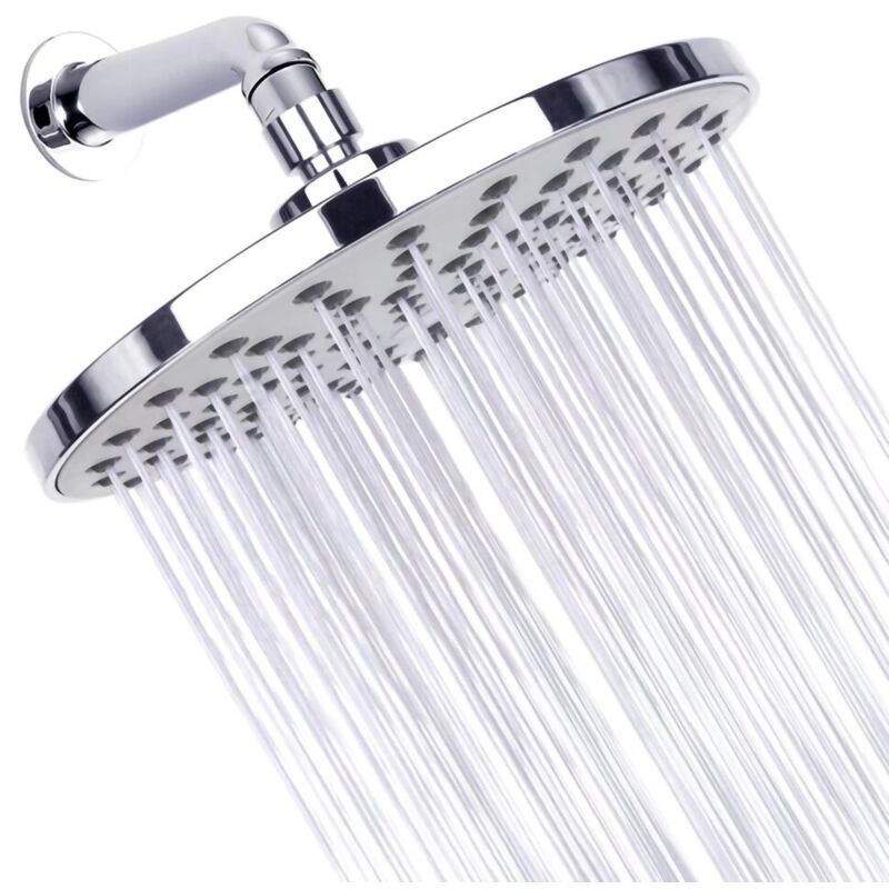 foto del prodotto tonchean soffione doccia da 20 cm soffione doccia rotondo ad alta pressione in acciaio inossidabile 304 per una doccia confortevole con bassa