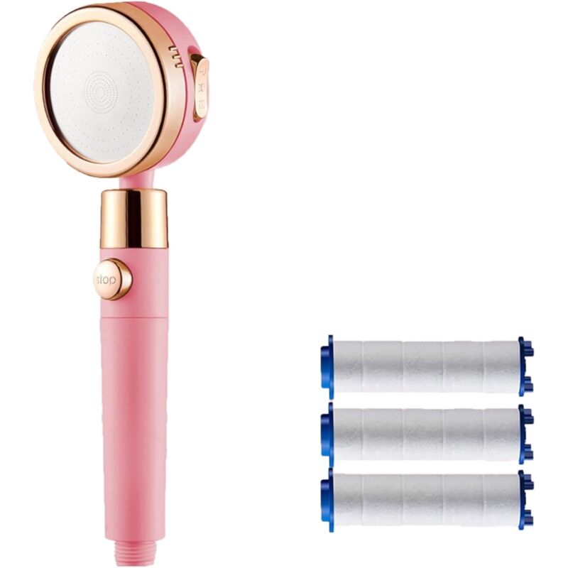 foto del prodotto tonchean soffione doccia, soffione doccia anticalcare a risparmio idrico, soffione doccia per bagno ad alta pressione con 3 1 modalit e filtro,