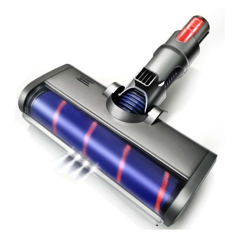 foto del prodotto tonchean spazzola elettrica motorizzata turbo rotante compatibile con dyson v7 v8 v10 v11, rullo morbido per parquet e luce led automatica