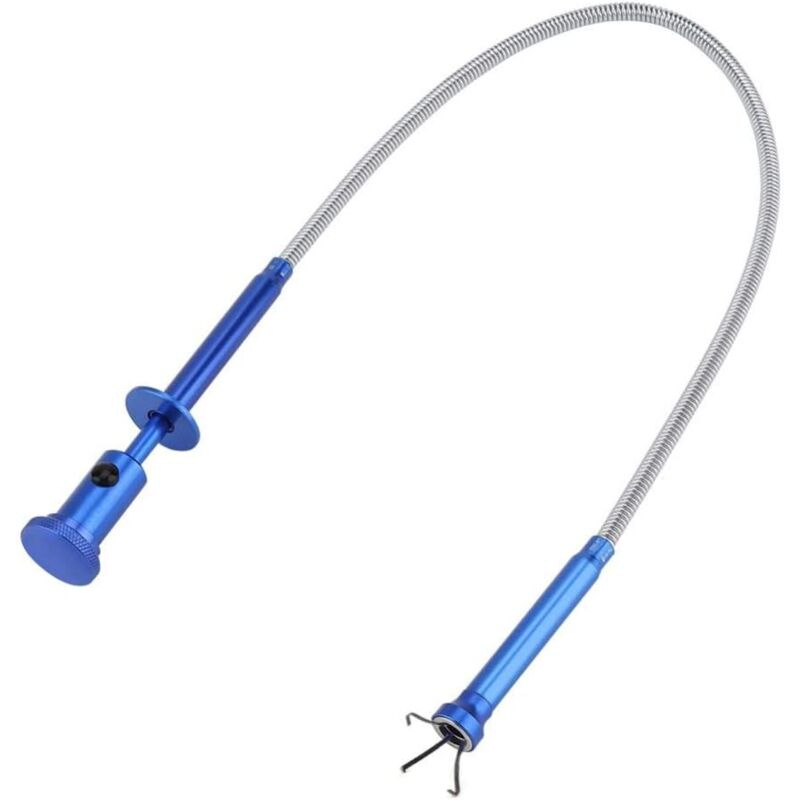 foto del prodotto tonchean strumento di raccolta multifunzione flessibile a quattro artigli magnete 4 artigli luce led pinza a molla lunga magnetica per