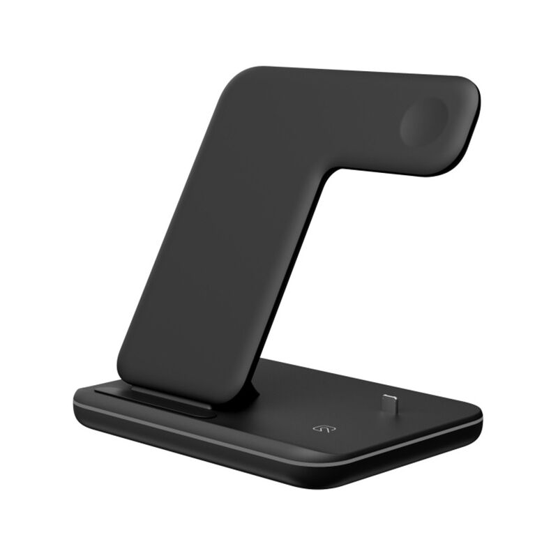foto del prodotto tonchean teleport z5 3 in 1 caricabatterie wireless cavo stazione di ricarica rapida compatibile con orologio auricolare supporto di ricarica