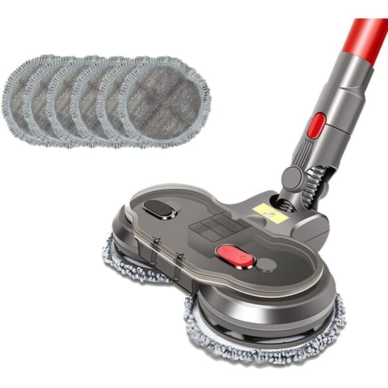 foto del prodotto tonchean testa per mocio elettrico bagnato e asciutto compatibile con dyson v7 v8 v10 v11 parti sostituibili con serbatoio dell acqua testa per