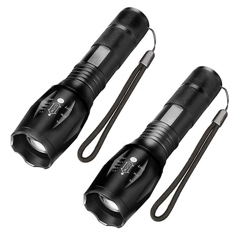 foto del prodotto tonchean torcia led ultra potente, torcia zoomabile da 1000 lumen, 5 modalit di illuminazione, antiurto, antiscivolo per campeggio, escursionismo,