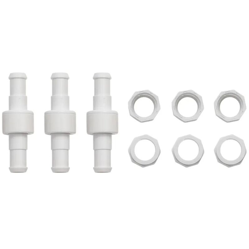 foto del prodotto tonchean tubo flessibile girevole con cuscinetto a sfera per pulitore per piscina d20 per polaris 180 280 380 3900, confezione da 3, bianco