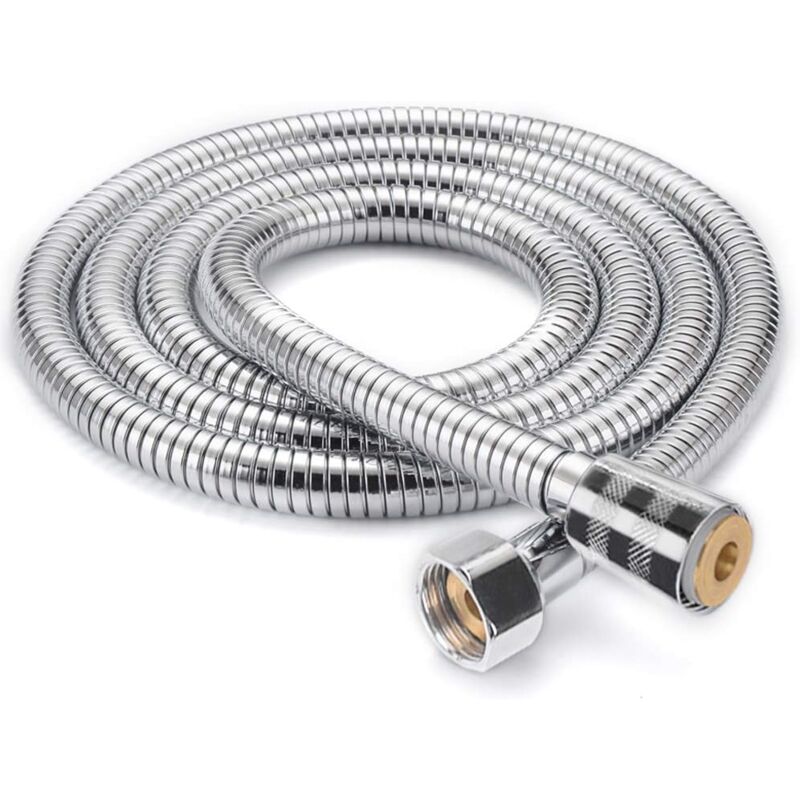 foto del prodotto tonchean tubo flessibile per doccia da 2 m, soffione doccia universale flessibile estensibile, tubo flessibile in acciaio inox antideflagrante,