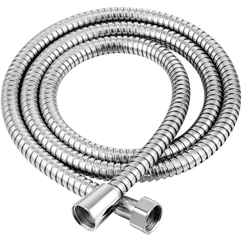 foto del prodotto tonchean tubo flessibile per doccia tubi flessibili per doccia lunghi tubo flessibile per doccia in acciaio inossidabile cromato di ricambio 1,5 m