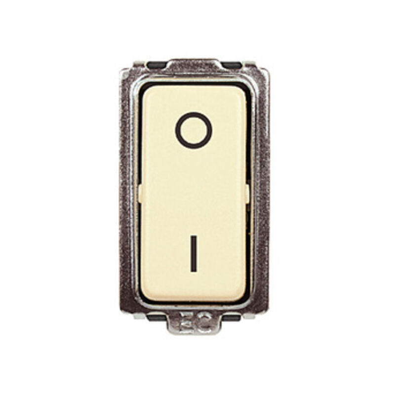 foto del prodotto tondo art. ecl2509 interruttore bipolare 16ax. prezzo per 1 pezzo.