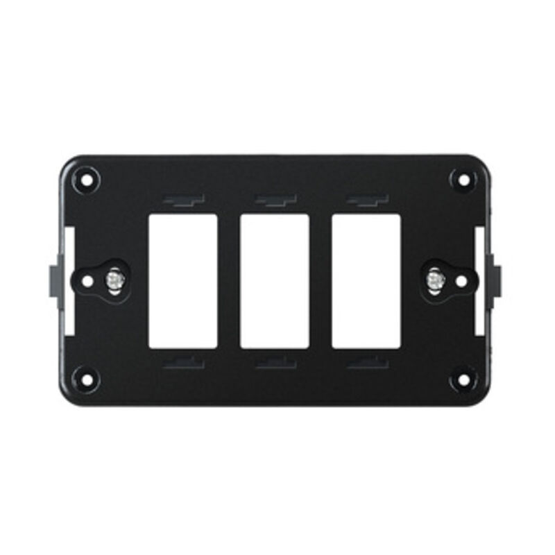 foto del prodotto tondo art. ecl99tp supporto 3 moduli. prezzo per 1 pezzo.