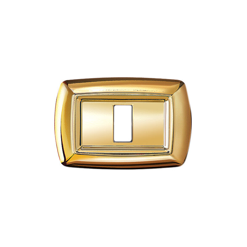 foto del prodotto tondo placca mod.magic plast.1p.oro. prezzo per 1 pezzo.