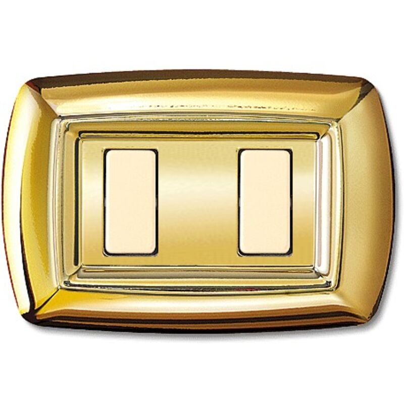 foto del prodotto tondo placca mod.magic plast.2p.oro