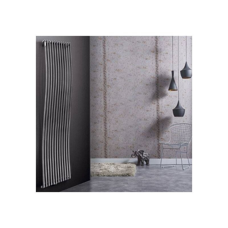 foto del prodotto tonon termoarredo per bagno in acciaio aliseo bianco 532 mm