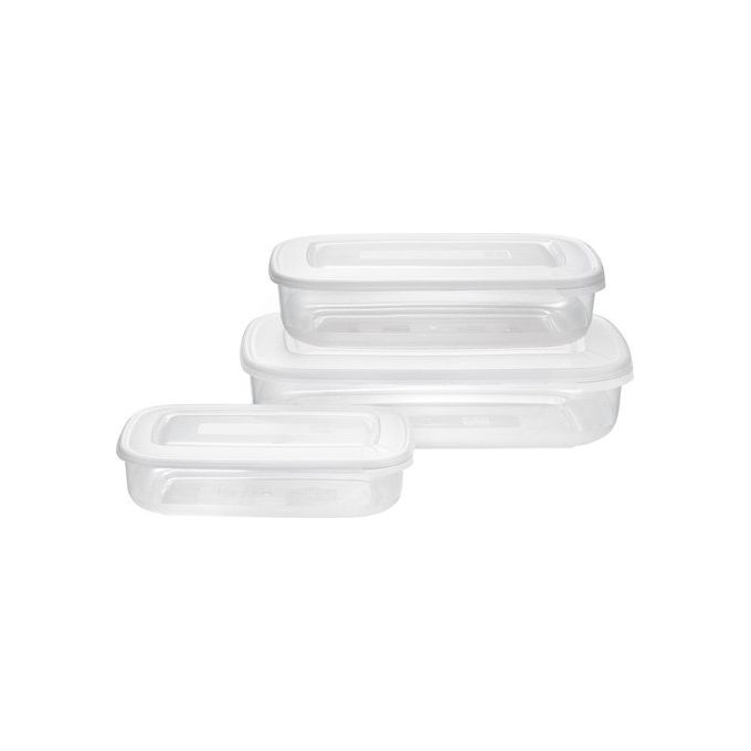 foto del prodotto tontarelli set contenitori per alimenti family food bianco