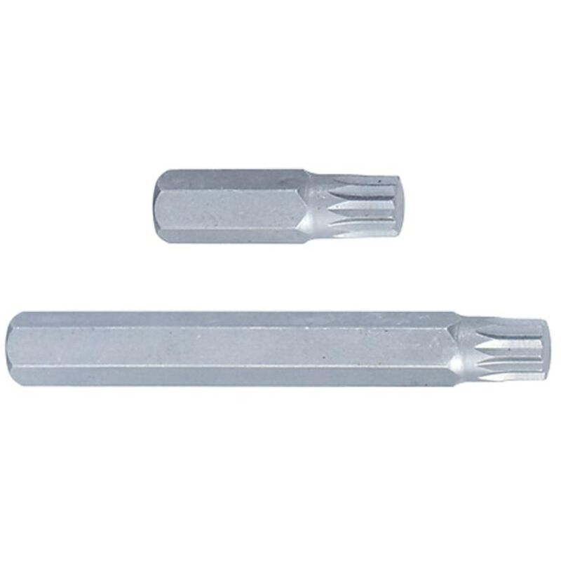 foto del prodotto tony m9x80mm, esagonale king spline bit di 10mm, precisione e resistenza, ideale per i meccanici professionisti e la manutenzione.