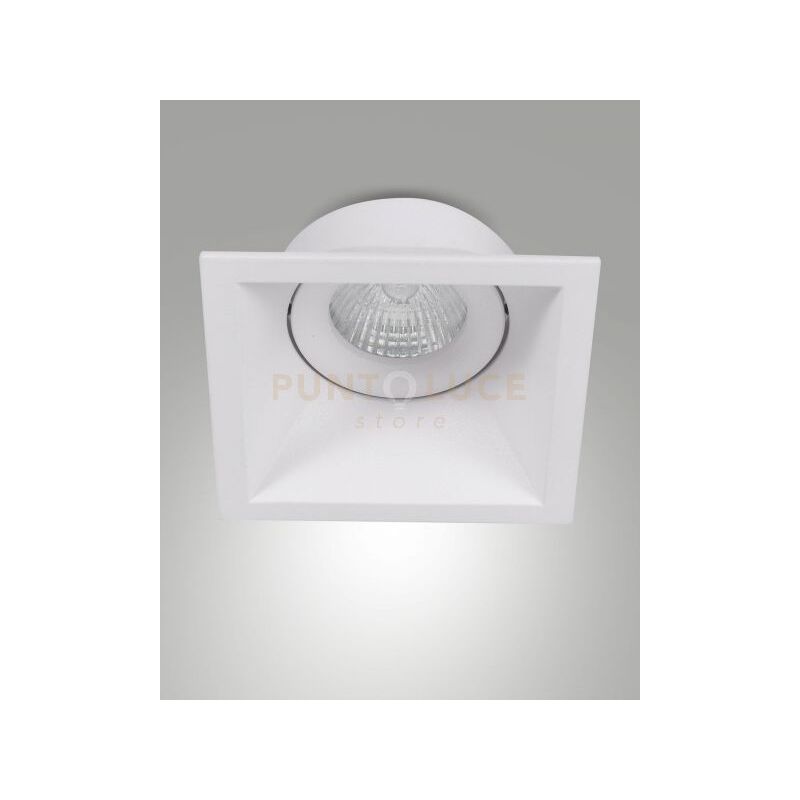 foto del prodotto toodle faretto attacco gu10 quadrato bianco orientabile 9,3cm