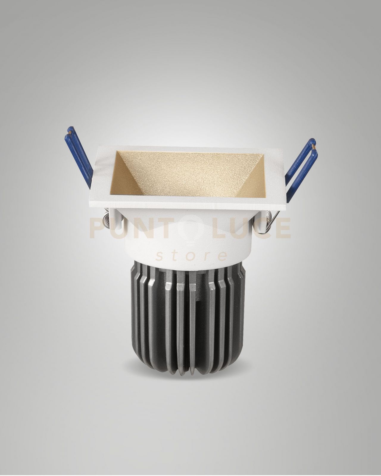 foto del prodotto toodle faretto incasso quadrato 4000k 1270lm 11w oro dimmerabile