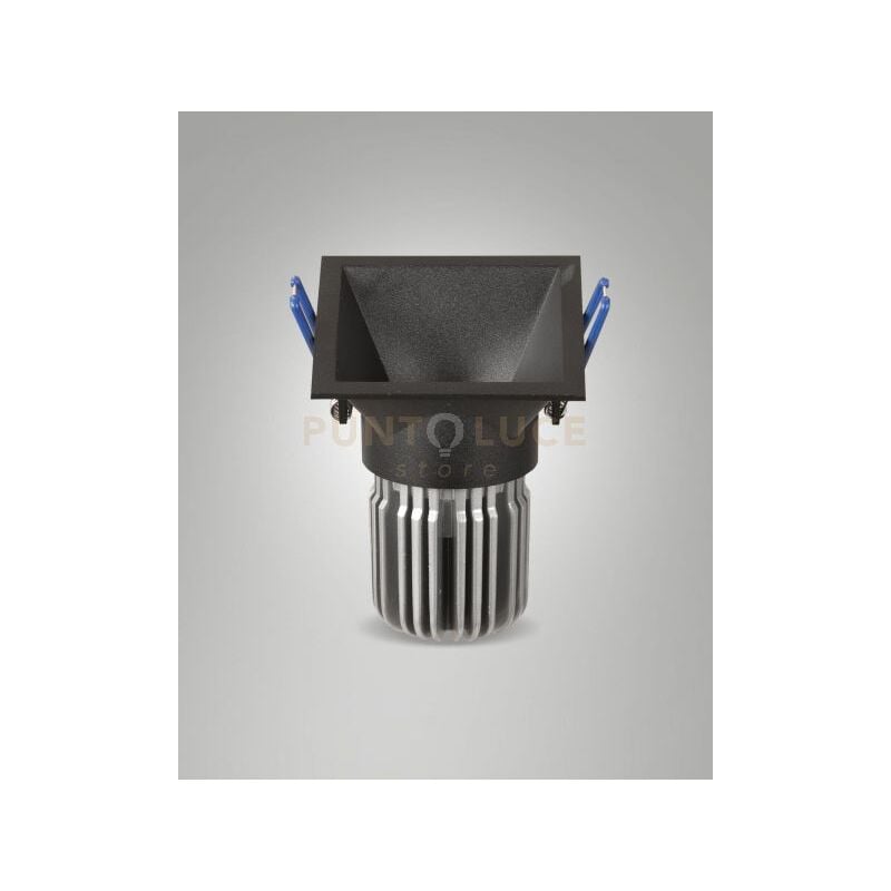 foto del prodotto toodle faretto incasso quadrato asimmetrico 2700k 1220lm 11w nero