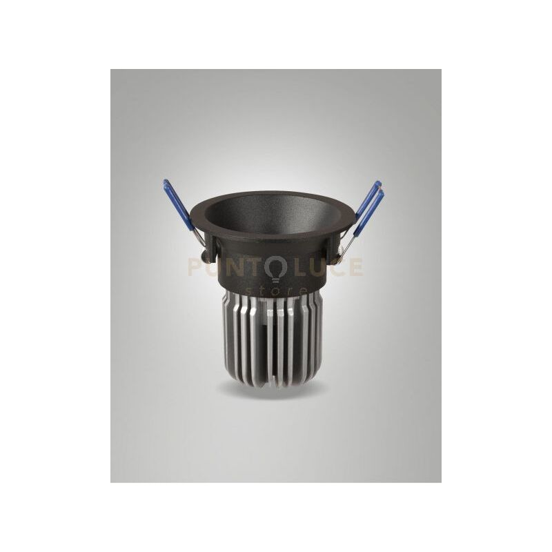 foto del prodotto toodle faretto incasso tondo 3000k 1250lm 11w nero dimmerabile
