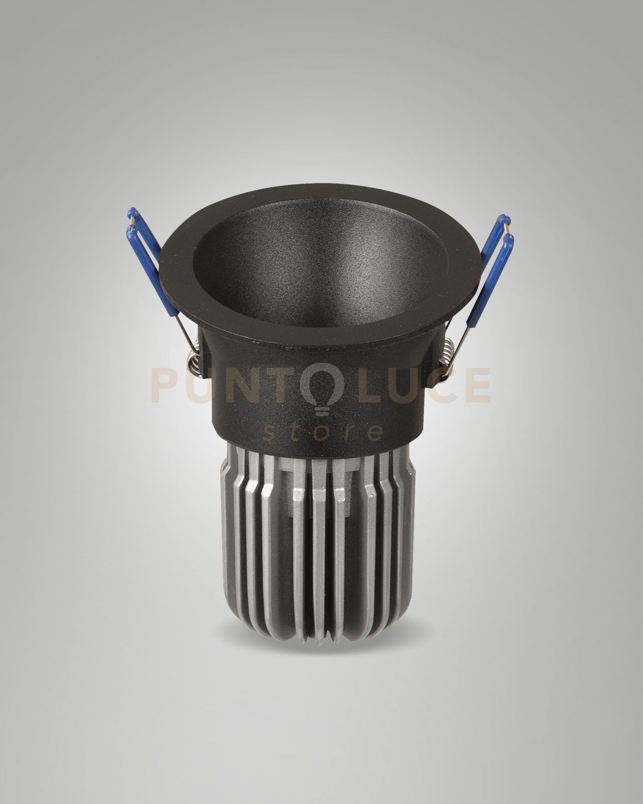 foto del prodotto toodle faretto incasso tondo asimmetrico 2700k 1220lm 11w dimmerabile nero