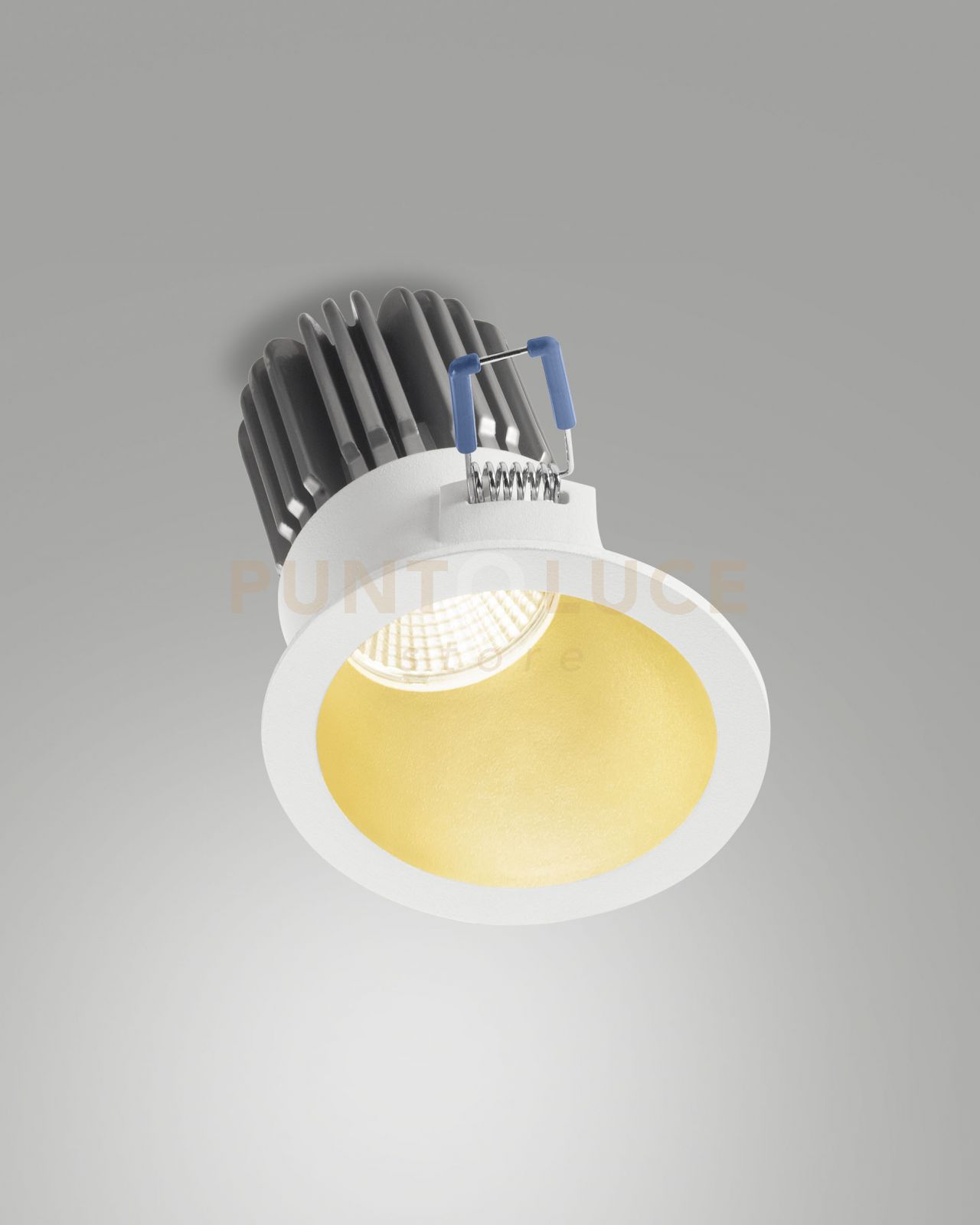 foto del prodotto toodle faretto incasso tondo asimmetrico 4000k 1270lm 11w oro dimmerabile
