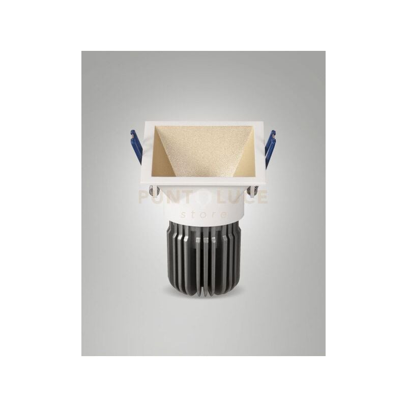 foto del prodotto toodle incasso quadrata asimmetrica 3000k 1250lm 11w oro dimmerabile
