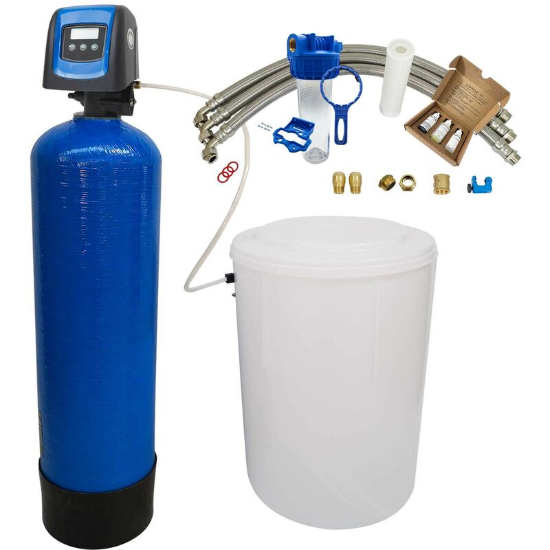 foto del prodotto toodo addolcitore acqua biblocco 30l fleck 5800 sxt completo di kit di installazione
