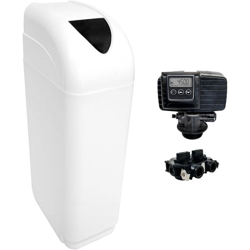 foto del prodotto toodo addolcitore d acqua 16l valvola fleck 5600 sxt vassoio bianco