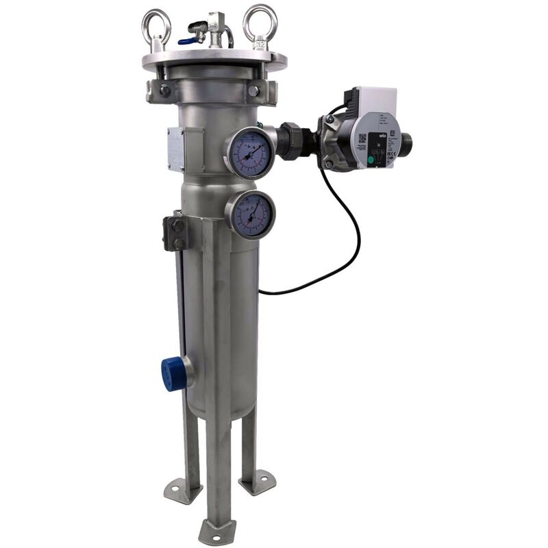 foto del prodotto toodo defangatore magnetico inox 33 42 1 1 4 con circolatore 4 m3 h e sacco filtro 50 m max 10 barre